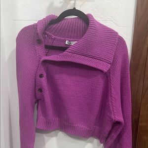 Zara Women's Pink Sweater